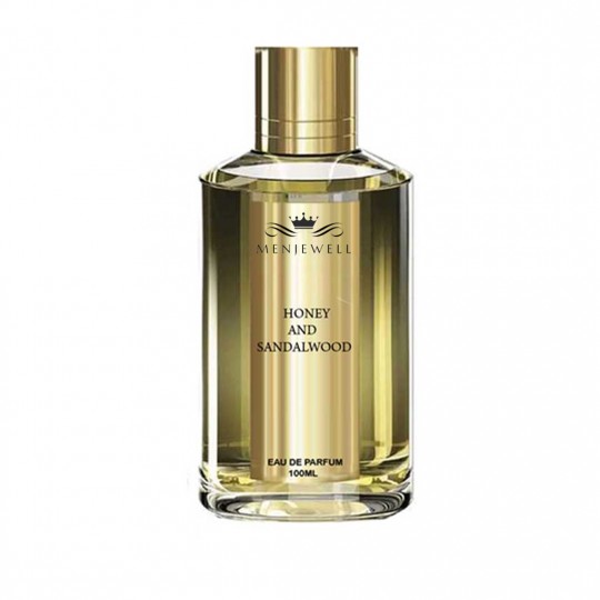 MENJEWELL  HONEY AND SANDALWOOD  Perfume for Men  |Soothing Honey notes with Divine Mysore Sandal fragrance on Musky base  Long-Lasting  | Gift for men | Date night fragrance | Mens Perfume