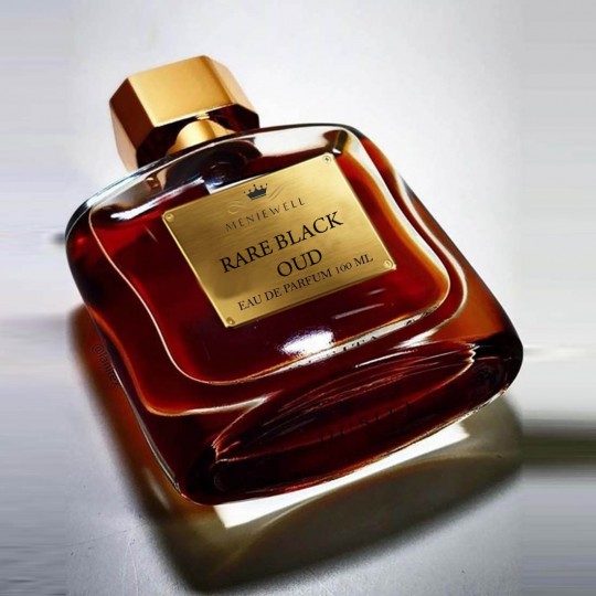 MENJEWELL  RARE BLACK OUD Perfume for Men  |Fine notes of Tobacco, Amalfi Lemon, Bergamot, Long-Lasting Perfume | Gift for men | Date night fragrance 