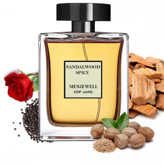 Menjewell SANDALWOOD SPICE Perfume For Men/Eau de Parfum - 100 ml  