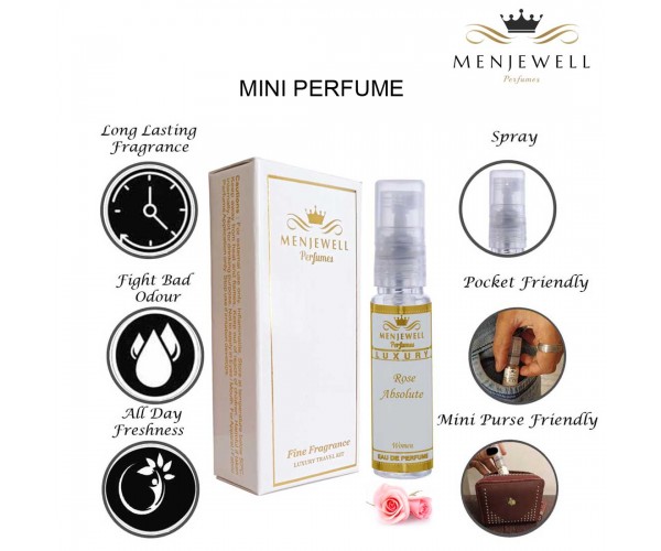 Menjewell Rose Absolute perfume 10ml For Women