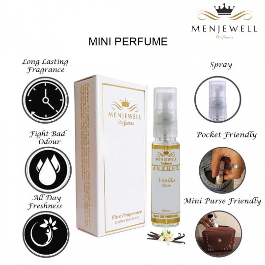 Menjewell Vanilla Dew Fragrance perfume 10ml For Women