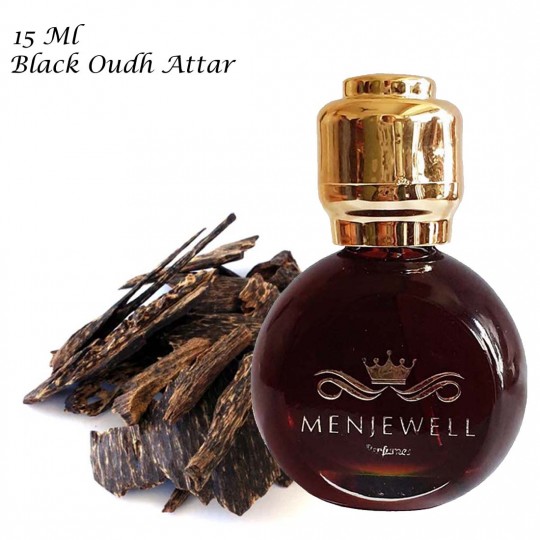 Menjewell Premium Black Oudh Attar Perfume Floral Attar  (Oud (agarwood), Woody)