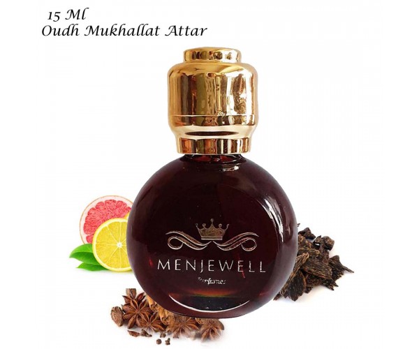 Menjewell Premium Oudh Mukhallat Attar Perfume Floral Attar  (Oud (agarwood))