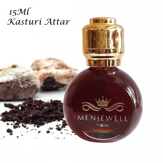 Menjewell Kasturi Attar Perfume Floral Attar  (Musk)-15Ml