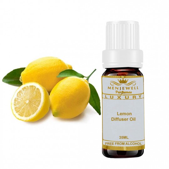 Menjewell Lemon Aroma Fragrance Oil For Diffuser  (35 ml)