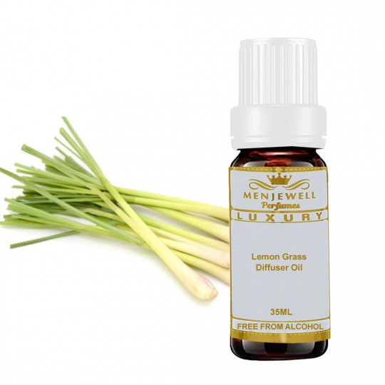 Menjewell Lemon Grass Aroma Fragrance Oil For Diffuser  (35 ml)