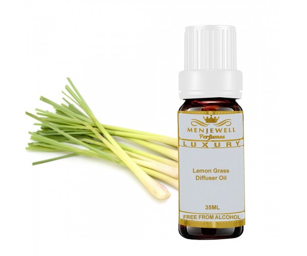 Menjewell Lemon Grass Aroma Fragrance Oil For Diffuser  (35 ml)