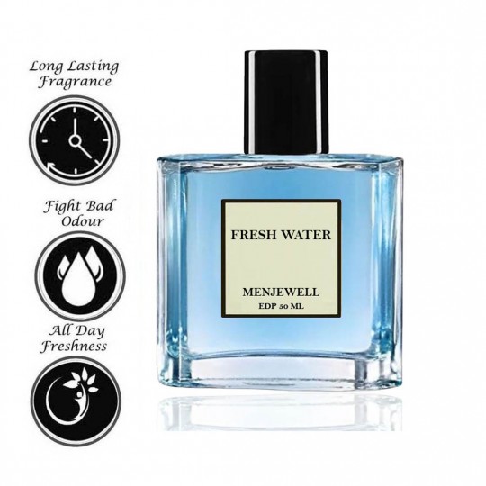 Menjewell Fresh Water perfume for Men,  50ml  |Mairne, Green,  Fresh Spicy, Salty Scent Eau De Parfum | Long-Lasting Men Perfume | Gift for men perfume, Gift for him