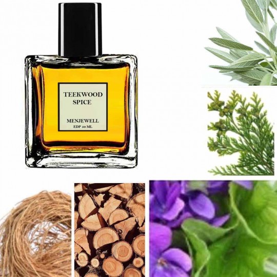 Menjewell TEEKWOOD SPICE| Eau de Parfum - 50 ml  (For Men)