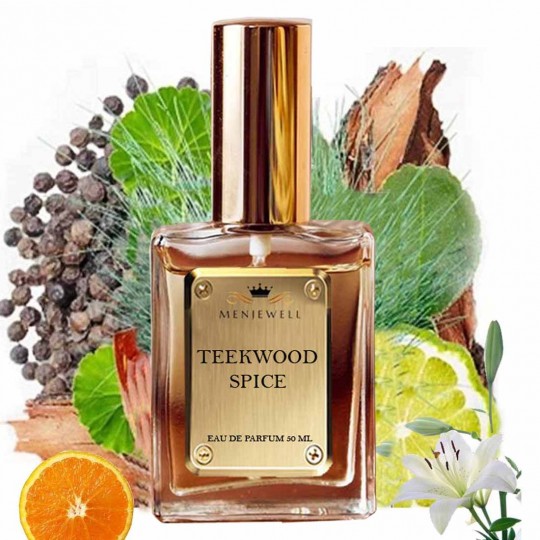 Menjewell TEEKWOOD SPICE Perfume for Men, 50ml | Teekwood ,Lemon  Spicy, Earthy fresh  Scent Eau De Parfum | Long-Lasting  Men Perfume | Gift for men perfume, Gift for him