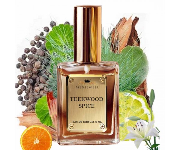 Menjewell TEEKWOOD SPICE Perfume for Men, 50ml | Teekwood ,Lemon  Spicy, Earthy fresh  Scent Eau De Parfum | Long-Lasting  Men Perfume | Gift for men perfume, Gift for him