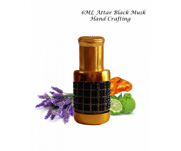 Menjewell Black Musk Attar Perfume Floral Attar  (Musk)