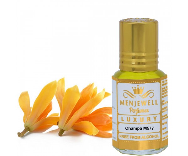 Menjewell Champa Flower Attar/Ittar | Roll on Unisex Perfume  6 ML