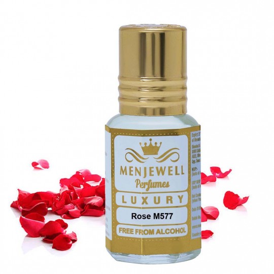 Menjewell Rose Attar/Ittar, Roll on Unisex Perfume 6 ML