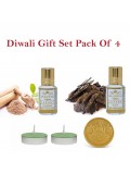 Menjewell Diwali Gift Hamper|Long Lasting Roll On Attar Perfume Gift Set For Unisex-2x 5ml Floral Attar  (Sandalwood, Oud (agarwood))