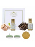 Menjewell Diwali Gift Hamper|Long Lasting Roll On Attar Perfume Gift Set For Unisex-2x 5ml Floral Attar  (Sandalwood, Oud (agarwood))