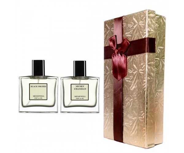 Menjewell Unisex Perfume Gift Set|Perfume Gift Set For Couple(50Ml Each) Eau de Parfum - 100 ml  (For Men & Women)