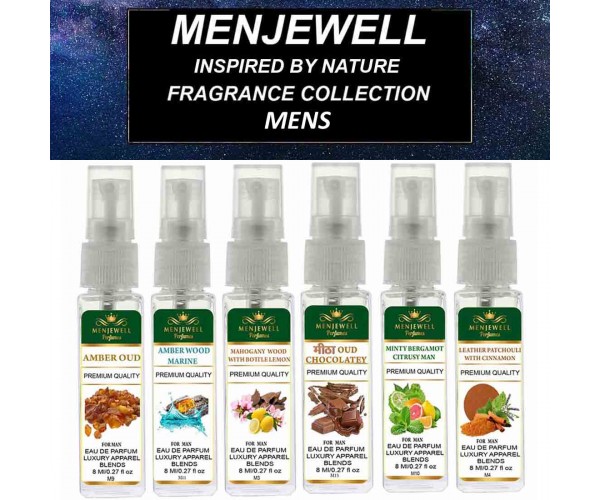 Menjewell Inspired by Nature Perfume Gift Set For Men 48ml