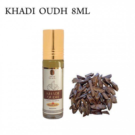 Khadi India Mustbeauty co Oudh Attar Perfume| Extra Long Lasting Fragrance|Premium attar Perfume -8ml