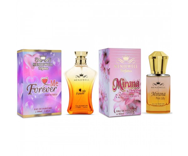 Menjewell  Love me Forever & Mirana Pink Lily Women Perfume 150ml