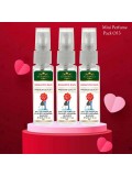 Menjewell Pack Of 3 Romantic Rain Women Perfume 24ml