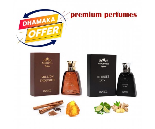 Menjewell Perfume Gift Set For Women|Birthday Gift For Women-2 x 100ml Eau de Parfum - 200 ml