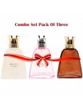  Menjwell Luxury Unisex Perfume Gift set|Perfume Gift Set For Couple-3 x 100ml