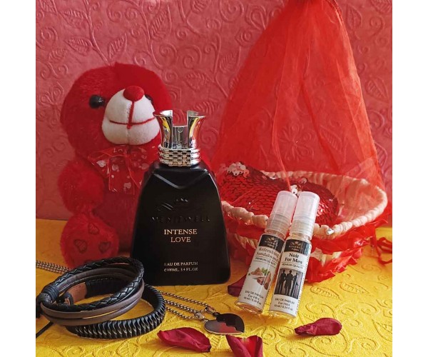 Menjewell Valentine Perfume Gift Set for Him 120ml