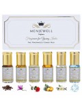 Menjewell Set Of 6  B'DAY Attar Gift Pack for men and women(6x3ml)18ml