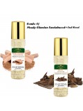 Menjewell Musky Chandan Sandalwood & Oud Wood men perfume combo 240ml 