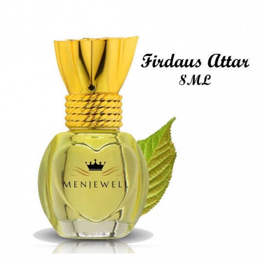 Menjewell Firdaus Luxury Unisex Non Alcoholic Roll-On Perfume Floral Attar-8ml