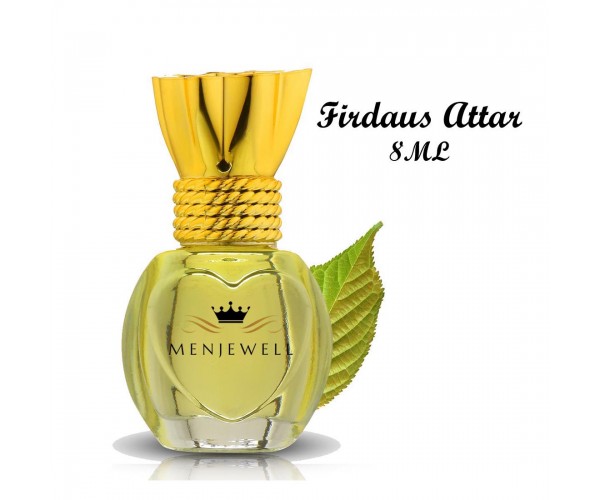 Menjewell Firdaus Luxury Unisex Non Alcoholic Roll-On Perfume Floral Attar-8ml