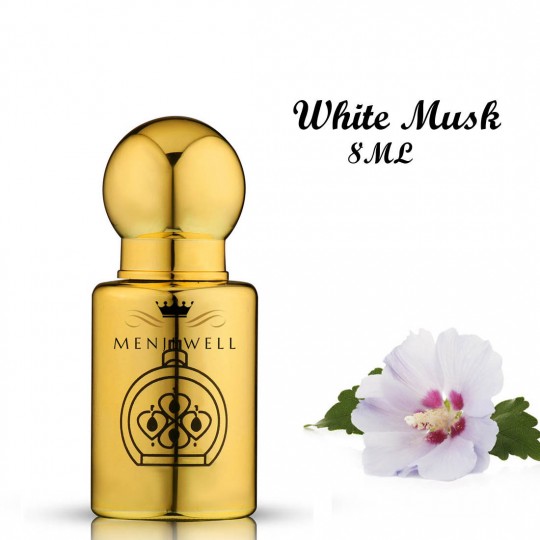 Menjewell White Oudh Luxury Unisex Non Alcoholic Roll-On Perfume Floral Attar  (Woody)-8ml