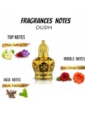 Menjewell Oudh Luxury Unisex Non Alcoholic Roll-On Perfume Floral Attar  (Woody)-12ml