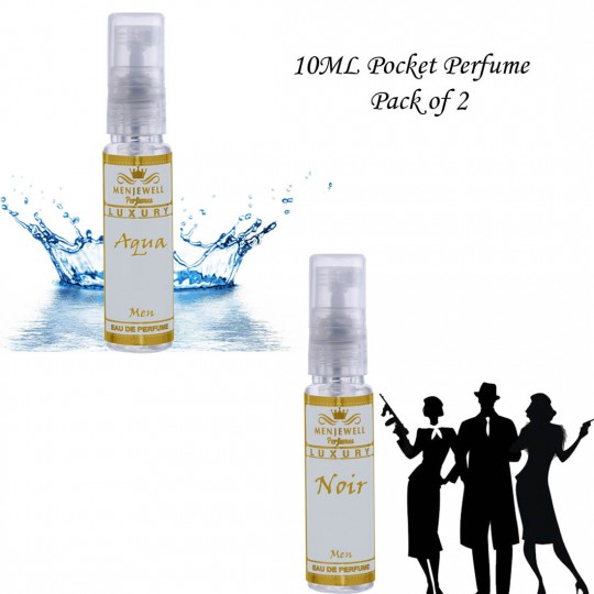 Menjewell Noir & Aqua Pocket Perfume 20ml For Men