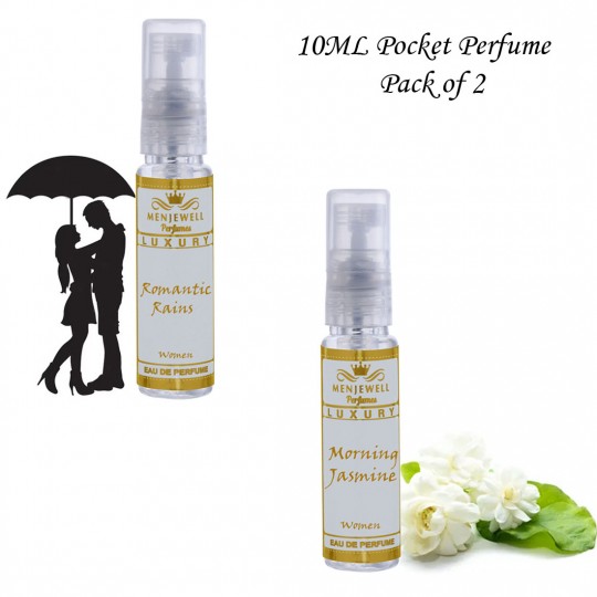 Menjewell Romantic Rain & Jasmine Perfume 20ml Gift Set For Women