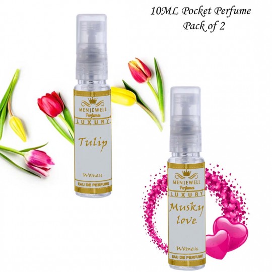 Menjewell  Tulip & Musky Love Pocket Perfume 20ml For Women 