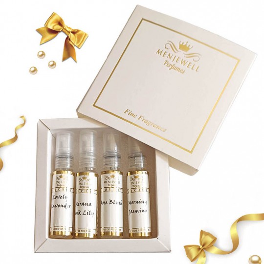 Menjewell Luxury Floral Perfume Gift Set for Women 40ml 