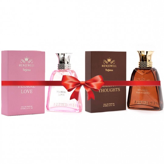 Menjewell Set of 2 FLORAL LOVE & MILLION THOUGHT perfume 200ml