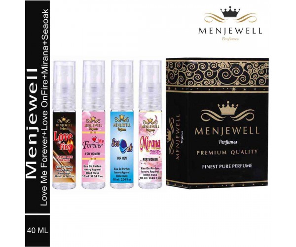 Menjewell Perfume combo( 4 X 10ml)40ml